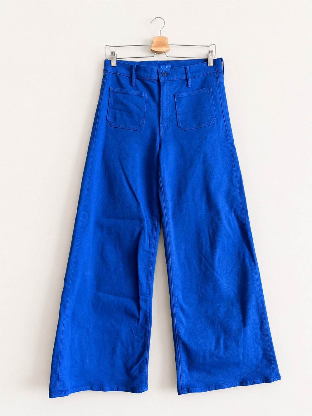 MOTHER Lil Patch Pocket Undercover Sneak in Snorkel Blue Size 27 - Picture 5 of 10